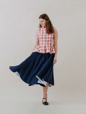 Son De Flor Midi Wrap Skirt